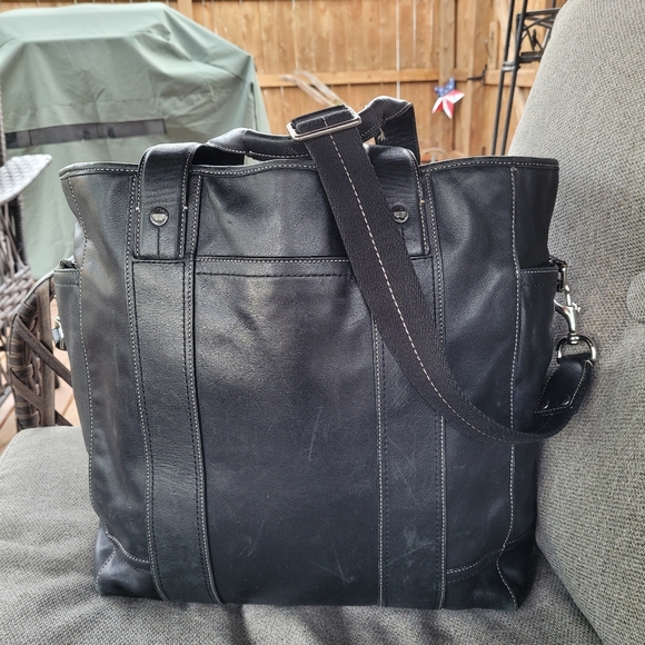 Coach Handbags - Coach Transatlantic Tote Crossbody Travel Weekend F70102 14"X 14"